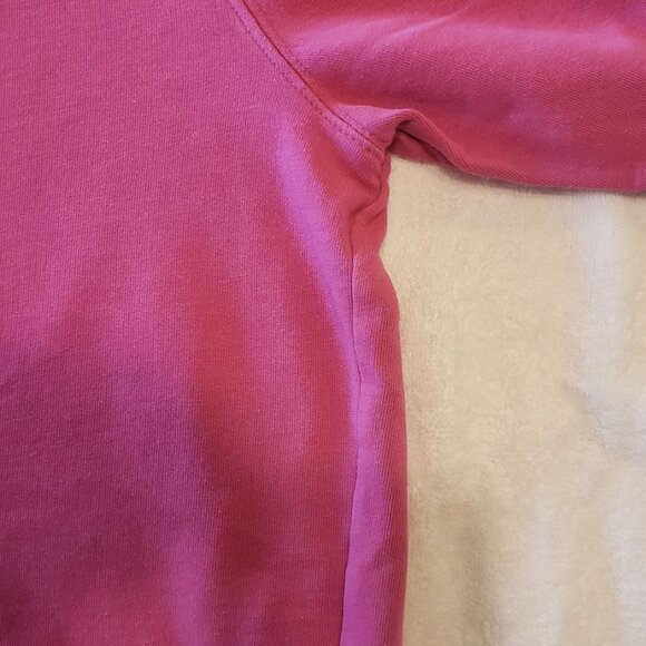 French Connection Sweat Shirt Bight Pink in Size Large - Picture 3 of 6